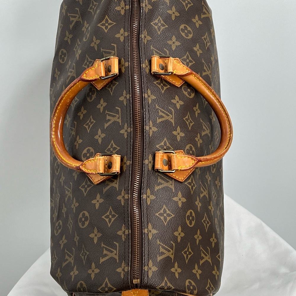 Louis Vuitton Women's Monogram Brown / Brown Speedy 40 Tote Bag M80920